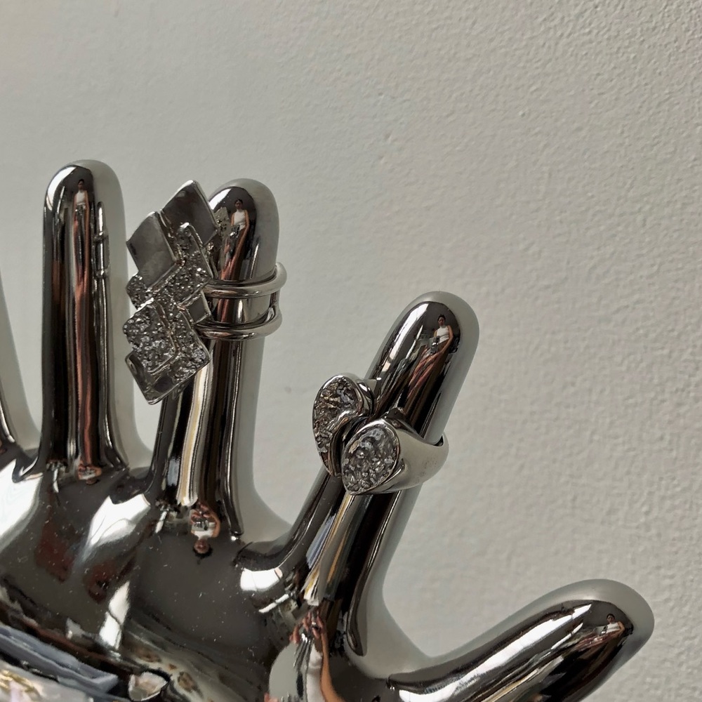 Statement Silver Ring - image 3